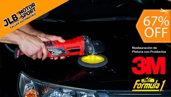 [Image: ¡Paga $20 en Lugar de $60 por Pulido de Pintura con: Aplicación de Robin 3M + Encerado a Máquina Fórmula 1!m]