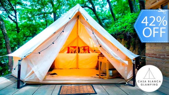 [Image: ¡Paga Q699 en Lugar de Q1,200 por Estadía para 2 Personas en Carpa de Lujo Equipada con: Deck Privado + Camas + Baño + Churrasquera + Utensilios de Cocina + Filtro de Agua + Fogata + Uso de Jacuzzi y Más!m]