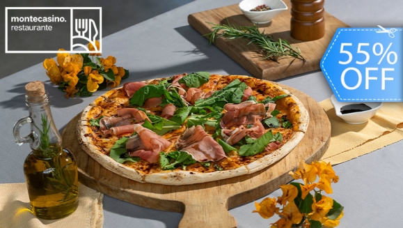 [Image: ¡Paga Q99 en Lugar de Q220 por 1 Pizza Grande de 8 Porciones a Elección entre Prosciutto y Arúgula o Cuatro Estaciones + 1 Ensalada Mixta con Aderezo de Ajonjolí + 2 Limonadas Meyer!m]