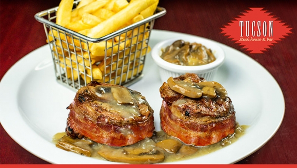 [Image: ¡Paga $10 y Consume $20 en Todo el Menú de Tucson Steak House &amp; Bar! ¡Sólo 1,003 Cupones Disponibles!m]