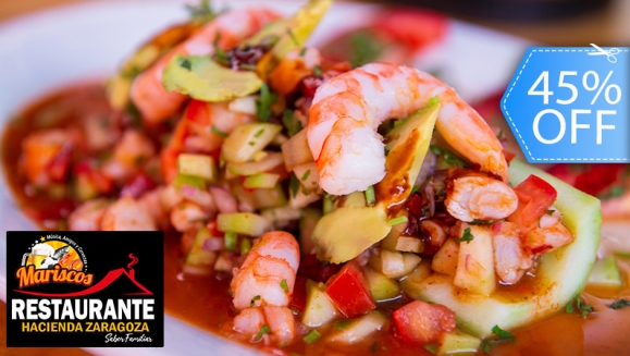 [Image: ¡Paga Q120 en Lugar de Q220 por 2 Platos a Elección entre: Caldo de Mariscos, Ceviche de Camarón, Mixto o Tropical o Mojarra Frita + 2 Cocas Colas!m]
