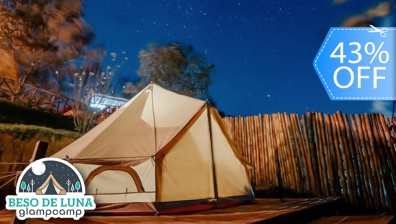 [Imagen:¡Duerme Bajo Las Estrellas! ¡Paga Q425 en Lugar de Q740 por Glamcamp para 4 Personas + 1 Bolsa de Marshmallows + Fogata y Más!]