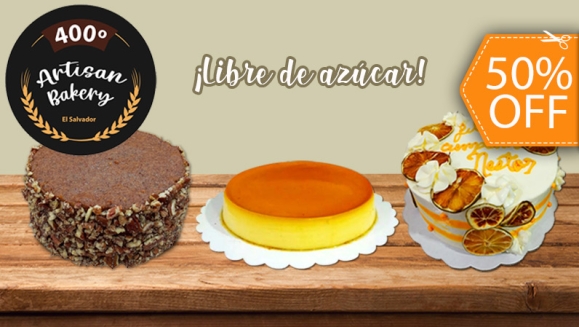 [Image: ¡Paga $15 en Lugar de $30 por Pastel de 6 Porciones “Línea Sana-Cero Azúcar” a Elección entre Lemon Curd, Flan de Coco o de Frutos Secos!m]
