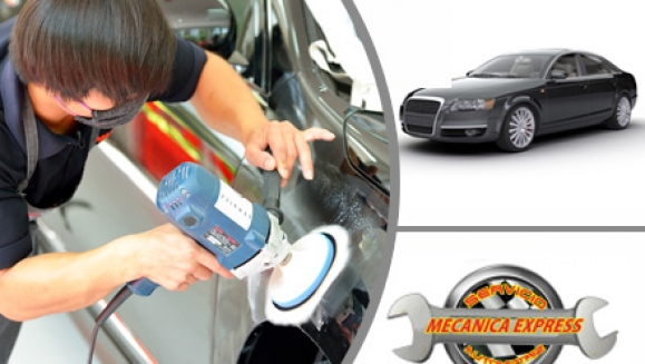 [Image: ¡Paga $22 en lugar de $65 por restauración total del brillo de la pintura de tu vehículo, incluye: aplicación de robin grueso, fino y abrillantador + Pasteado a máquina en Mecánica Express! Obtén adicional 30% de descuento en limpieza de tapiceríam]