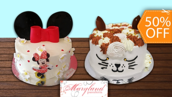 [Image: ¡Paga $30 en Lugar de $60 por Pastel Redondo de 25 Porciones con Relleno Premium y Decoración a Elección!m]