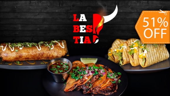 [Image: ¡Paga $9.50 en Lugar de $19.48 por Menú Tex-Mex con 2 Platos a Elección entre: Chalupas, Tacos de Birria o Chimichanga + 2 Sodas!m]
