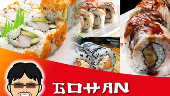 [Image: ¡Paga $10 y consume $20 en todo el delicioso menú de Gohan Roll Sushi Bar!m]