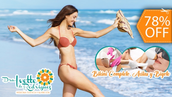 [Imagen:¡Paga $28 en Lugar de $130 por 6 Sesiones de Depilación Láser OPT (Optimal Pulse Technology) para Eliminar el Vello de Bikini Completo, Axilas y Bigote!]