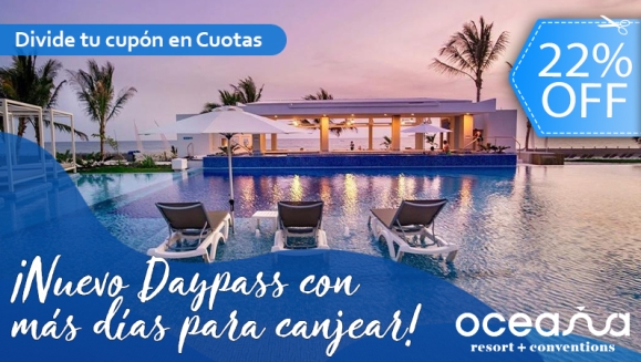 [Image: ¡Paga Q628 en Lugar de Q800 por DayPass en Oceana Resort que Incluye: Desayuno y Almuerzo Buffet + Snacks Mañana y Tarde + Bebidas Ilimitadas Alcohólicas y No Alcohólicas! ¡Aplica para todos los días!m]