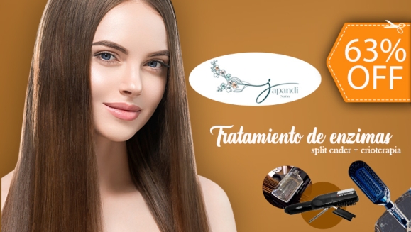 [Image: ¡Paga $15 en Lugar de $40 por Tratamiento Capilar Reestructurante de Enzimas + Crioterapia + Corte con Split Ender + Lavado Spa + Lavado Desintoxicante + Planchado o Secado!m]