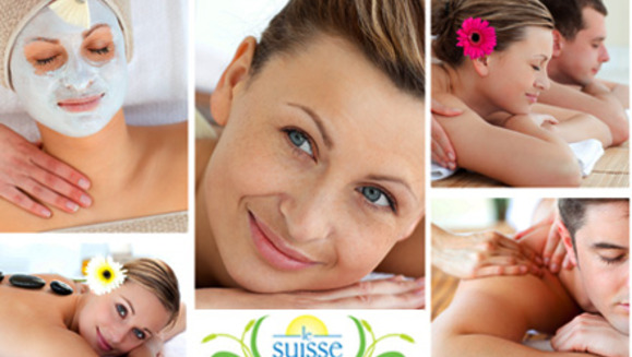 [Image: ¡Paga Q189 en lugar de Q580 por un día de spa (Sauna, jacuzzi e hidroterapia) + masaje relajante profundo muscular + mascarilla facial del mar muerto + té relajante en Le Suisse Spa!m]