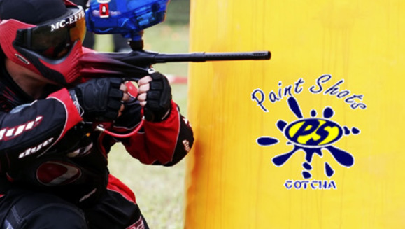 [Image: ¡Paga Q55 en lugar de Q120 por 150 paintballs + paquete de juego que incluye: máscara, marcadora semiautomática, protector de cuello, chaleco, camisa, tapón de seguridad y recarga de aire ilimitada en Paint Shots Gotcha!m]