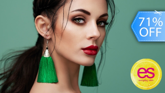 [Image: ¡Paga Q149 en Lugar de Q520 por Maquillaje Profesional + Peinado Semi-Recogido u Ondas + Esmaltado Permanente en Manos + Manicure Express!m]