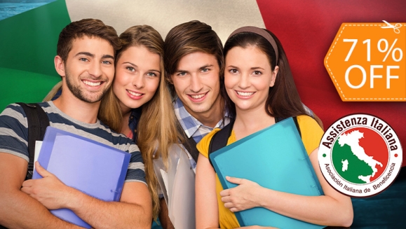[Image: ¡Aprende Un Nuevo Idioma! ¡Paga $19 en Lugar de $65 por 1 Mes de Clases de Italiano es Modalidad Virtual o Presencial + Matricula!m]