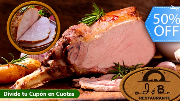 [Image: ¡Paga Q650 en Lugar de Q1,300 por Banquete para Navidad o Año Nuevo con Pierna de Cerdo Horneada de 12 Libras + 4 Libras de Puré de Papa + 12 Panes Campesinos +  Salsa Gravy y Picante!m]