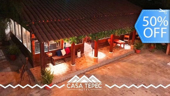 [Image: ¡Paga Q599 en lugar de Q1,200 por Estadía Romántica que Incluye: 1 Noche para 2 Personas + 2 Cenas de Churrasquitos + 2 Desayunos Típicos + 1 Botella de Vino + Uso de Teepe y Fogata!m]