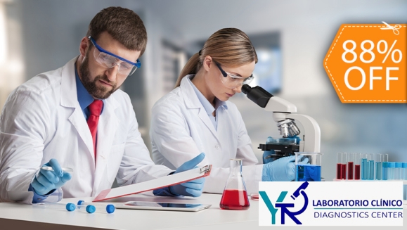 [Image: ¡Paga $18 en Lugar de $150 por 28 Exámenes de Laboratorio: Glucosa, Colesterol, Triglicéridos, Creatinina, Ácido Úrico, Urea, TGO, TGP, Sodio, Potasio, Cloro, Litio, Hematocrito, Hemoglobina y Más!m]