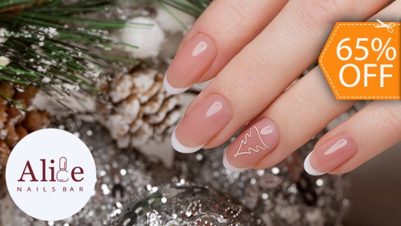 [Image: ¡Paga $9 en Lugar de $26 por Set de Uñas Acrílicas a Elección entre French, Naturales o Cover de Color (Baño de Acrílico) + Decoración en 2 Uñas + Brillo Permanente!m]