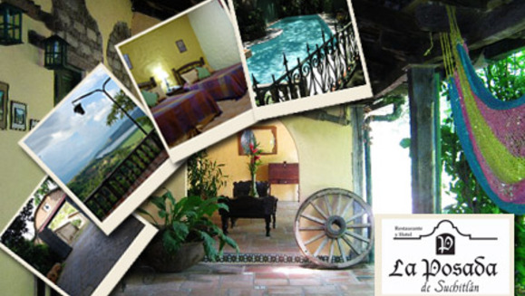 [Image: ¡Vive una experiencia inolvidable en Suchitoto! ¡Paga $44 en lugar de $88.50 por estadía de una noche para 2 adultos y 2 niños en La Posada de Suchitlán!m]