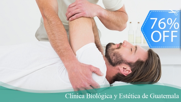 [Imagen:¡Paga Q59 en Lugar de Q250 por Terapia Intensiva Contra Dolores en Área Afectada con Masaje Terapéutico + Aplicación de Bálsamo + Vendaje Neuromuscular!]