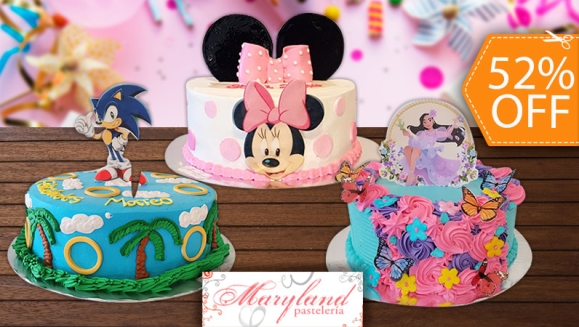 [Image: ¡Paga $29 en Lugar de $60 por Pastel de 20 Porciones con Relleno y Decoración con Accesorios de Dulce!m]