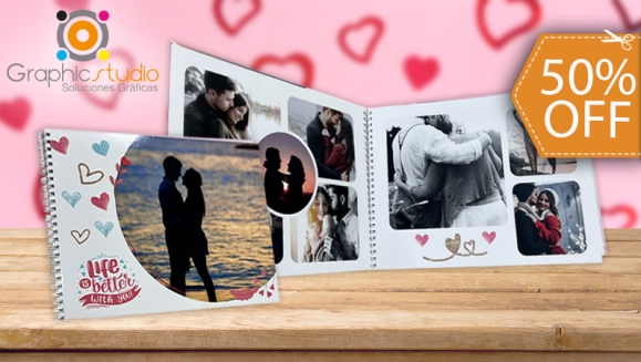 [Image: ¡Paga $15 en Lugar de $30 por Photo-Book (Álbum de Fotos) con Temática de Diseño a Elección, Pasta Dura Matte o Brillante y con 50 Fotografías Impresas en Papel Tipo Revisa a Todo Color!m]