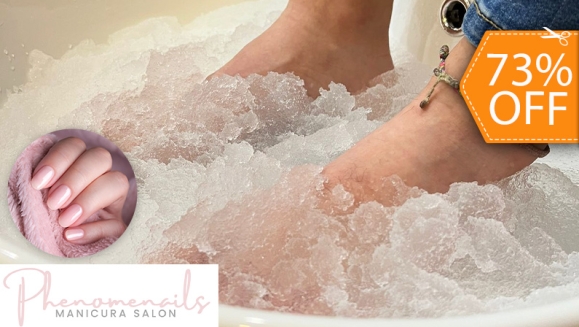 [Image: ¡Paga $12 en Lugar de $45 por Pedicure Phenomenal Jelly Spa + Manicure Relax + Esmaltado Permanente en Manos y Pies!m]