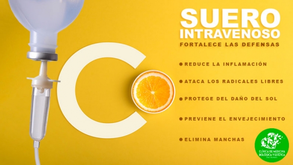 [Imagen:¡Es Hora de Cuidar Aún Más Tu Salud! ¡Paga $50 en Lugar de $162 por 1 Suero Intravenoso de Vitamina C + 1 Consulta Médica + 2 Desintoxicaciones Corporales!]