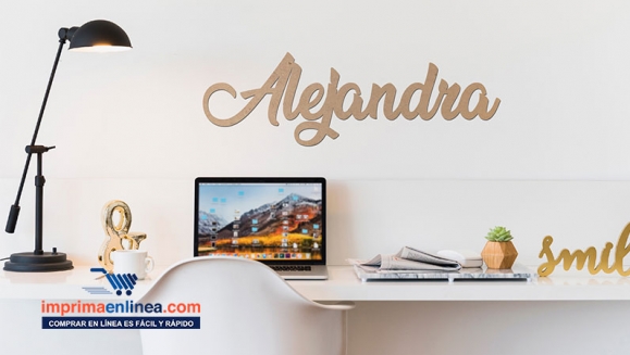 [Image: ¡Paga $7 en Lugar de $14 por Letras Personalizadas (hasta 1 m de Ancho y 25 cm de alto) Fabricadas en Trovicel o MDF (Imitación de Madera)!m]