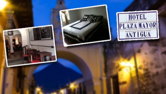 [Image: ¡Paga Q219 en lugar de Q439 por estadía de una noche para 3 adultos y hasta 2 niños con impuestos incluidos + 2 desayunos en Hotel Plaza Mayor, en Antigua Guatemala!m]