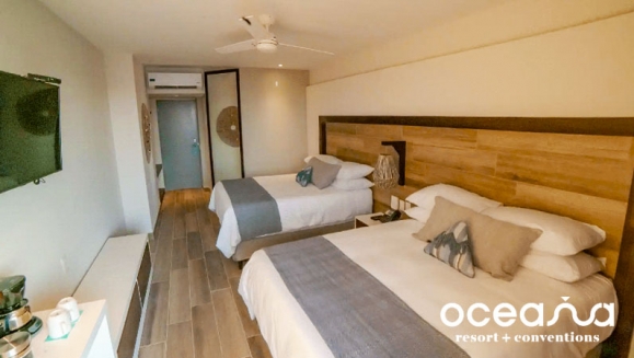 [Image: ¡Oceana Resort TODO INCLUIDO! ¡Paga Q1,599 en lugar de Q2,944 por Pre-Venta Exclusiva de Estadía Familiar para 2 Adultos y 2 Niños (Menores de 10 Años) en Habitación Superior + Impuestos Incluidos!m]