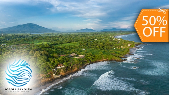 [Image: ¡Paga $90 en Lugar de $180 por Estadía de 1 Noche para 3 a 5 Personas en Habitación Familiar Deluxe + Desayunos en Playa Torola!m]