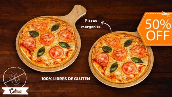 [Image: ¡Paga $8.50 en Lugar de $17 por 2 Pizzas Personales Libres de Gluten de Especialidad a Elección entre Margarita o Vegetariana!m]