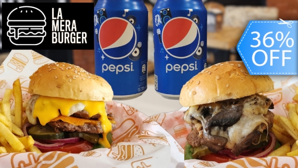 [Image: ¡Paga Q99 en Lugar de Q154 por 2 Combos de Hamburguesa a Elección entre: Western Burger, Jalapeño BBQ, Mushroom &amp; Onion, La Normal, Hawaiian Burger, Super Cheese Burger o Santa Fe + Papas Fritas + 2 Gaseosas!m]