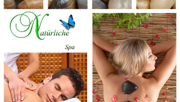 [Image: ¡Paga $16 en lugar de $60 por 4 masajes relajantes de 45 minutos con aceites esenciales y piedras calientes con aromaterapia en Natürliche Spa!m]