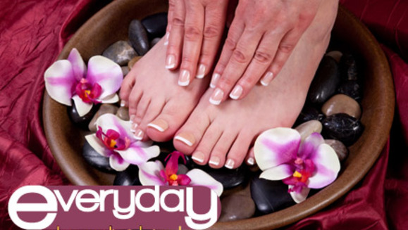 [Image: ¡Paga Q99 en lugar de Q350 por Manicure y Pedicure Spa de Mango + Gelish en Manos + Parafina de Mango en Everyday Nail Studio!m]