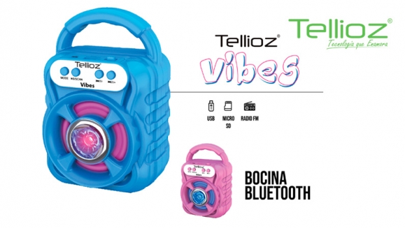 [Image: ¡Paga Q125 en lugar de Q180 por Tellioz Vibes: Bocina Bluetooth para Niños!m]