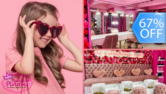 [Image: ¡Paga Q99 en Lugar de Q350 por Paquete “Little Pink Princess”: Peinado + Maquillaje Fantasía + Esmaltado de Uñas + Uso de Vestidos y Accesorios del Magic Closet + Fotografías Digitales en el Stand Pink + Pop Corn Rosa y Más!m]
