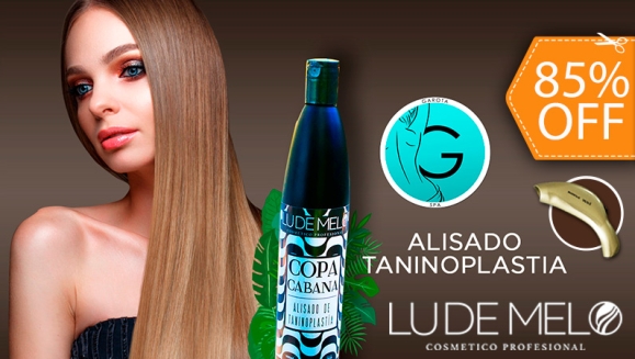 [Image: ¡Paga $29 en Lugar de $190 por Alisado de Taninoplastía Copacabana de La Exclusiva Marca Lu de Melo + Potencializador Photon Lizze Supreme + Lavado Detox + Mascarilla Capilar Hidratante + Limpieza de Puntas + Gotas de Argán!m]