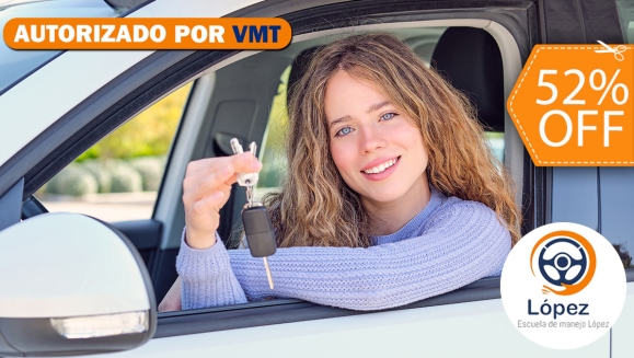 [Image: ¡Paga $55 en Lugar de $115 por 10 Clases Prácticas de Manejo en Auto o Moto + 5 Clases Teóricas + 2 Instructorías de Mecánica Básica y 2 de Primeros Auxilios!m]