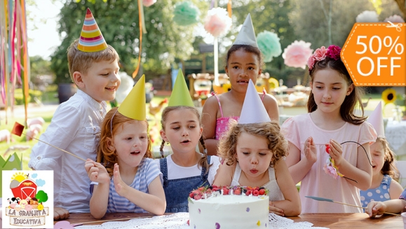 [Image: ¡Caluco,Sonsonate! ¡Paga $105 en Lugar de $210 y Celebra un Cumpleaños en La Granjita Educativa con: 3 Horas de Uso de Instalaciones + 30 Entradas + Montaje de 30 Sillas, Mesas y Manteles + Recorrido en La Granja + Paseo a Caballo para Niños y Más!m]