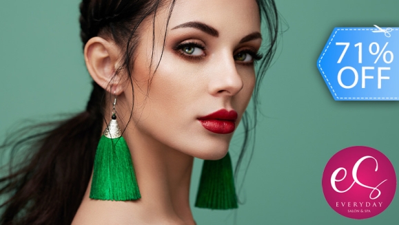 [Image: ¡Paga Q149 en Lugar de Q520 por Maquillaje Profesional + Peinado Semi-Recogido u Ondas + Esmaltado Permanente en Manos + Manicure Express!m]
