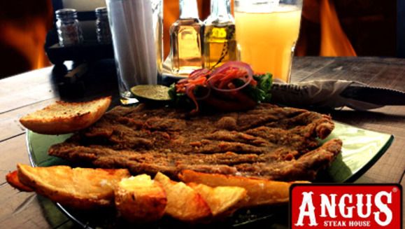 [Image: ¡Paga Q80 en lugar de Q160 por 2 platos de milanesa al estilo Argentino + Papas + Ensalada + Bebida en Restaurante Angus Steak House!m]