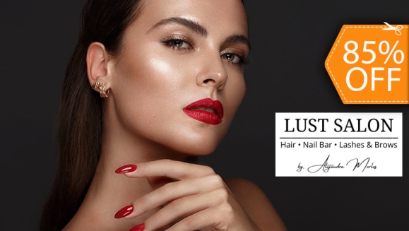 [Image: ¡Paga $10 en Lugar de $65 por Pedicure Spa + Manicure Spa + Esmaltado Normal en Manos y Pies + Lavado + Mascarilla Capilar Reparadora Biactive  + Planchado + Depilación de Cejas o Bozo!m]