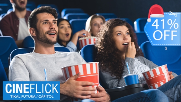 [Image: ¡Paga Q124 en Lugar de Q211 por 2 Entradas para Película a Elección (Estreno o Cartelera) + 2 Hot Dogs +1 Poporopo Grande + 2 Bebidas de 16 Onzas o 2 Granitas!m]