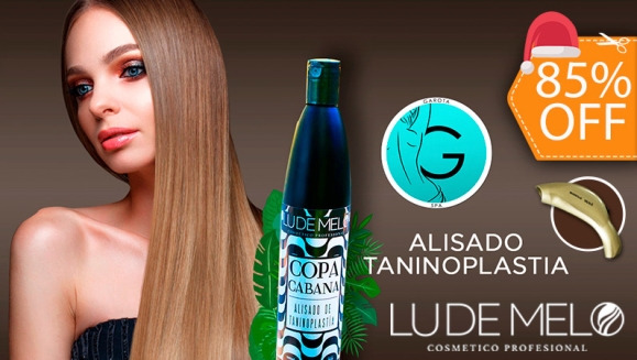 [Image: ¡Paga $29 en Lugar de $190 por Alisado de Taninoplastía Copacabana de La Exclusiva Marca Lu de Melo + Potencializador Photon Lizze Supreme + Lavado Detox + Mascarilla Capilar Hidratante + Limpieza de Puntas + Gotas de Argán!m]