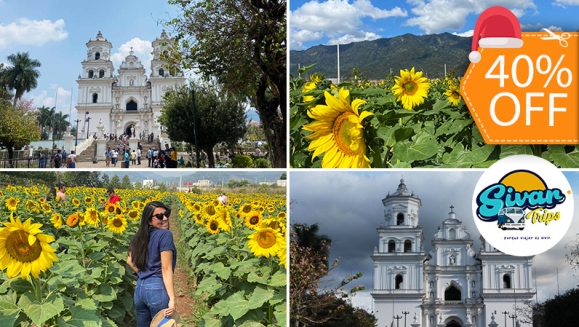 [Image: ¡Paga $30 en Lugar de $50 por Tour Guiado a Guatemala para 2 personas: Visita a Esquipulas + Finca de Girasoles + Asistencia Migratoria! ¡Solo 33 Cupones Disponibles!m]