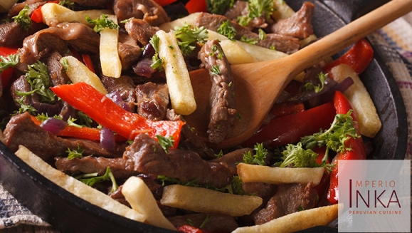 [Image: ¡Paga $32.96 en Lugar de $65.92 por Banquete Peruano para 4 con: 1 Lomo Saltado, + 3 Pollos Saltados + 4 Sodas!m]