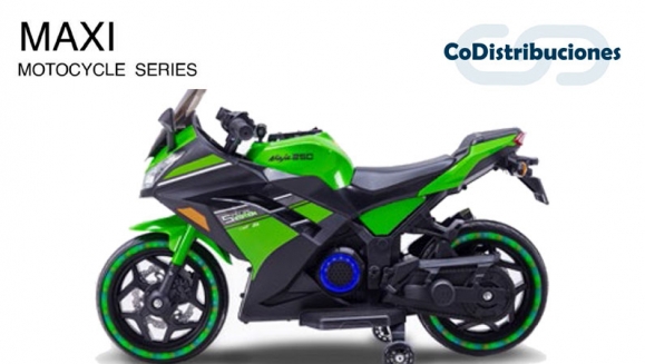 [Image: ¡Paga Q1,625 en lugar de Q2,500 por Moto Deportiva Eléctrica para Niño Marca CuteBabies Modelo MAXI de Color a Elección entre Roja, Negra o Blanca o Verde!m]