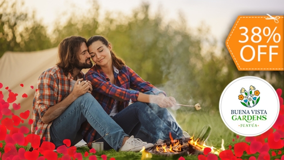[Image: ¡Evento 17 de Febrero! ¡Paga $50 en Vez de $80 por Camping Romántico para 2 con: 2 Cenas Buffet + 1 Tienda de Campaña + 2 Colchonetas + 2 Entradas al Ecoparque + Guía de Senderismo y Tour Básico de Café + Piscina! ¡Solo 28 Cupones Disponibles!m]